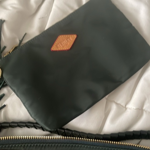 MZ Wallace green bag with additional pouch and tassel - Picture 3 of 7